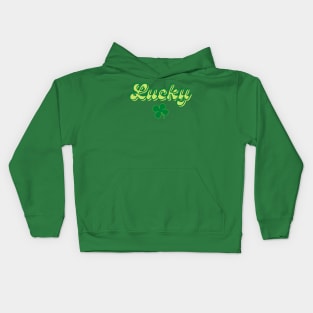 Green Lucky - St. Patrick's Day Kids Hoodie